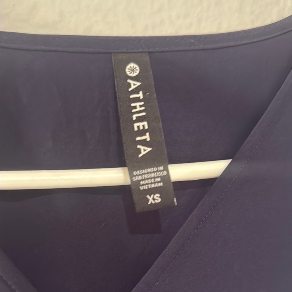 Athleta Blue zuma lightweight travel quick dry Jumpsuit Relaxed Fit - Picture 4 of 16